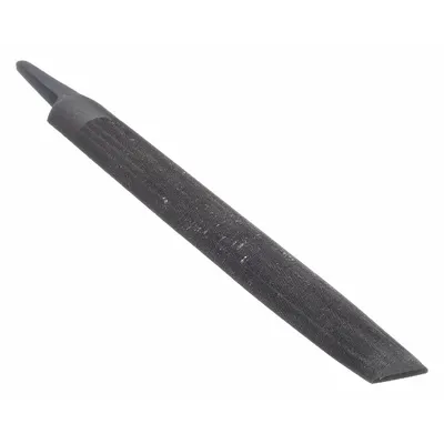WESTWARD Hand File: Double-Cut, Safe Edge Cut, Smooth Cut, 8 in Lg without Tang - Double-Cut Half-Round Files
