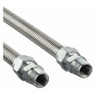 DORMONT Gas Connector: 1/2 in Hose Inside Dia., 4 ft Hose Lg, 106,000 BTU Capacity - Range Connectors