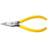 Needle Nose Plier: 1 1/8 in Max Jaw Opening, 6 in Overall Lg, 1 1/4 in Jaw Lg, 1/8 in Tip Wd (MPN D2291)