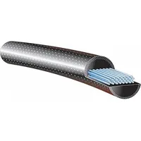 GATES Round Belt: Black, 9/16 in Dia, For 5 13/32 in Min Pulley Dia, 86 in Overall Lg, Smooth, 80A (MPN 8 X 83 RE BELT)
