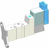 Solenoid Air Control Valve: Five-Way / Two-Position, SYJ3000, Single Solenoid, 5V DC, Plug-In (MPN SYJ3120-SMO-M3-F)