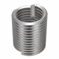 HELI-COIL Helical Insert: Tanged Tang Style, Free-Running, 1 1/2"-6 Thread Size, 2 1/4 in Overall Lg (MPN K1185-24)