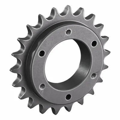 TSUBAKI Sprocket: For 50 Chain, 22 Teeth, 4.392 in Pitch Dia, 4.72 in Outside Dia - Size 50 Bushed-Bore Roller Chain Sprockets