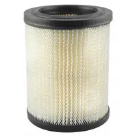 Engine air filter with round-oval shape and axial seal. Overall height 5 3/4 inches. Compatible with Plymouth vehicles. Ensures clean air intake for engine performance