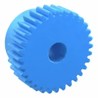 Machined Spur Gear: Module m 1, 32 Teeth, 8 mm Bore Dia, Nylon, 20° Pressure Angle, Plain Bore (MPN PS1-32)