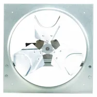 Exhaust/Supply Fan: 16 in Blade, 1/4 hp, Totally Enclosed, 115/230V AC, 1 ph