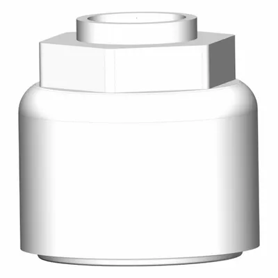 SMC LQ-3U11 PFA Compression Tube Fitting Nut Insert Bushing - PFA Compression Tube Fittings