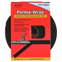 NU-CALGON Foam Tape: Continuous Roll, 2 in Roll Wd, 10 yd Overall Roll Lg, 125 mil Thick, Firm (MPN 4218-12)