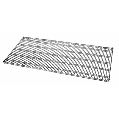 QUANTUM Wire Shelf: 72 in x 24 in, 1 Shelves, Split Sleeve, 1,000 lb Load Capacity - Wire Shelves for Dry Use