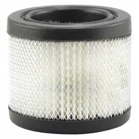 Round/oval engine air filter with axial seal. Overall height 2 9/16 inches. Compatible with GMC vehicles. Used in engine air intake systems to filter airborne particles