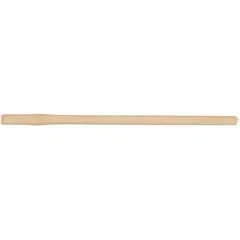 Hammer handle for sledge hammers with a 1-3/4 in eye opening and a maximum head weight of 36 lb. Features a wax finish. Suitable for heavy striking applications in demolition, construction, and industrial settings.