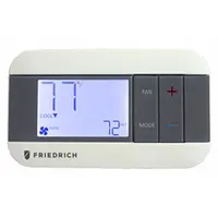 FRIEDRICH Low Voltage Thermostat: Low Volt Thermostat, 5 11/16 in x 7 9/16 in x 2 1/8 in (MPN RT7P)