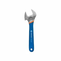 JONARD TOOLS Adjustable Wrench: Vinyl, Chrome, 12 in Overall Lg, 1 1/2 in Jaw Capacity (MPN AW-12)