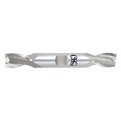 OSG Square End Mill: Cobalt, Double End, 2 Flute, 1.5 mm Mill Dia, 4.76 mm LOC - Double-End Cobalt Square End Mills