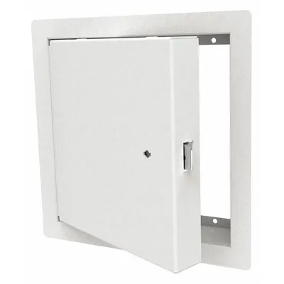BABCOCK-DAVIS Access Door: 16 in Ht, 16 in Wd, Piano Hinge, Exposed Flange, Steel - Locking Access Doors