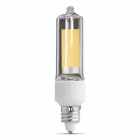 FEIT ELECTRIC Compact LED Bulb: LED, Miniature Candelabra Screw (E11), (T) Tubular, T4, 120V AC (MPN BP35MC/830/LED)