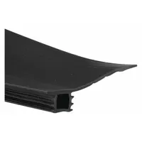 This bug seal is designed to close gaps around screen doors and windows, helping to block insects and drafts. It measures 84 inches in length, 1 3/8 inches in height, and 1/4 inch in width, with an unfinished black finish. Suitable for residential and light commercial applications where a basic seal is needed