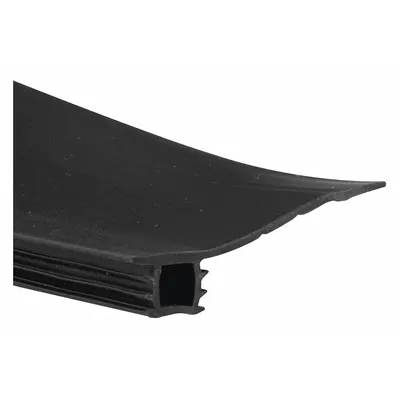 PRIME-LINE B 705 Bug Seal, 84 in L x 1 3/8 in H x 1/4 in W, Unfinished Black - Screen Door Hardware