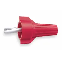 BUCHANAN Twist-On Wire Connectors: Red, Wire Sizes 18 AWG, 600 V, 100, PK (MPN WT52-1)