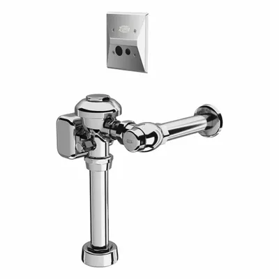 ZURN Automatic Flush Valve,25-80 psi,1" Sz (MPN ZEMS6000PL-HET-W1) - Urinal Automatic Flush Valves