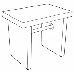 This fixed-height lab table features a chemical-resistant epoxy countertop and a 700 lb load capacity. Suitable for precision weighing, instrumentation, and general laboratory tasks in industrial, educational, and research settings. Overall dimensions: 4 ft length, 24 in width, 30 in height.