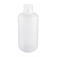 HDPE Narrow Mouth Round Lab Bottle, 1 L, Natural, 38-430 mm Screw Closure