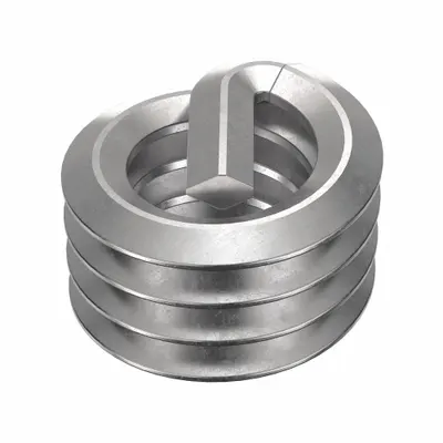 OEM Free-Running Tanged Helical Insert, 1/4"-20, 10 PK - Free-Running Tanged Helical Inserts