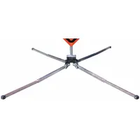 Sign Stand: Roll-Up, 36 in x 36 in, 48 in x 48 in Compatible Sign Size, 4 Legs, 32 in to 48 in (MPN DF3003W)