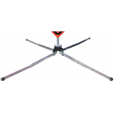 DICKE Sign Stand: Roll-Up, 36 in x 36 in, 48 in x 48 in Compatible Sign Size - Springloaded Sign Stands
