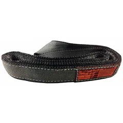 This 2-ply nylon web sling is 8 ft long with a vertical hitch capacity of 3,200 lb. The protected-edge design and twisted eyes provide secure lifting and rigging for moderate-duty loads. Includes a wear-resistant tag for identification.