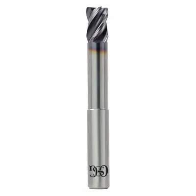 OSG VG446-2502 Reduced-Neck Fast-Cutting Carbide Corner-Chamfer End Mill - Reduced-Neck Fast-Cutting Carbide Corner-Chamfer End Mills for Stainless Steel & Super Alloys