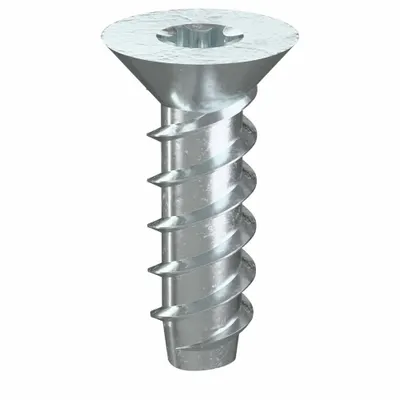 TAMPER-PRUF SCREW #4 x 3/8 in Flat Head Sheet Metal Screw - Flat Head Sheet Metal Screws