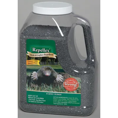 REPELLEX Mole/Gopher Repellent: Targets Moles/Rodents/Voles, Granules Form - Wildlife Repellents