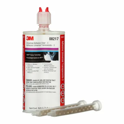 3M ABRASIVES Urethane Dual Cartridge, 6.75 fl oz, Transparent, 7100006285 - Urethane Dual Cartridges for Two-Part Applicators