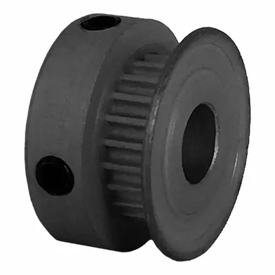 Dayton Timing Pulley: Modified Curvilinear, Fixed, For GT Timing Belt Section - GT Section Fixed-Bore Timing Pulleys with Hub