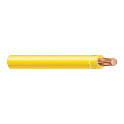 OEM Building Wire: Copper, 14 AWG, 1 Conductors, Stranded, Yellow, 1,000 ft Lg - Copper THHN/THWN-2 Building Wires