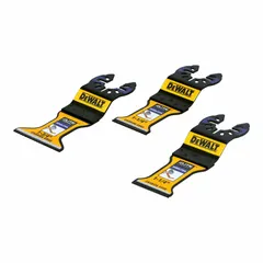 This blade set features an open-back design with a universal OIS mount, fitting most oscillating multi-tools. Suitable for cutting wood, metal, drywall, and plastics, it is commonly used in renovation, demolition, and finish carpentry for precision plunge and flush cuts.