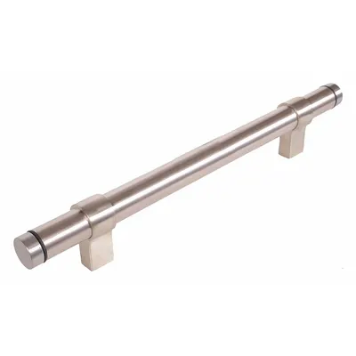 TRIMCO AP314E-42S-4-AB.710 Antimicrobial Door Pull, Copper, Silver, 42 in Height - Antimicrobial Door Pulls