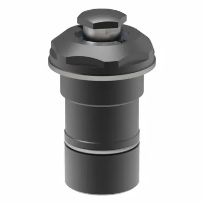 ENERPAC Hydraulic Work Support: 5,000 lbf Max. Support Force, 41/100 in Stroke Lg - Cartridge Mount Work Supports