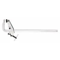 BESSEY Bar Clamp/Spreader: V-Grooved, 24 in Max Jaw Opening, 4 in to 26 in, 4 in Throat Dp (MPN CL24)