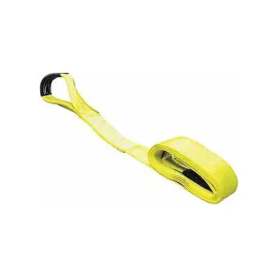 LIFT-ALL RS1812NGX30 Recovery Strap, 30 ft x 12 in, Yellow, 1-Ply Nylon - Recovery Straps