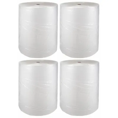 OEM APPROVED VENDOR Clear Non-Perforated Bubble Rolls, 12 in x 750 ft, 4 Pack - Standard Bubble Rolls