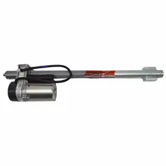 This metal head actuator is designed for use with Joerns Care RC 750 healthcare beds. It provides controlled positioning of the bed's head section to support patient comfort and care. The actuator is a direct replacement part for compatible bed models.