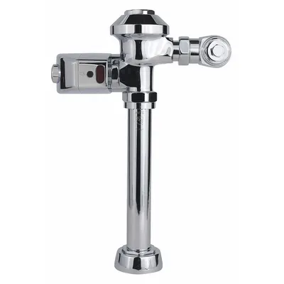 AMTC VALVE Automatic Flush Valve: Hybridflush, 1.1 gpf Gallons per Flush, Battery - Toilet Automatic Flush Valves
