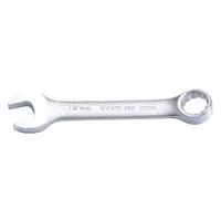WESTWARD Combination Wrench: Alloy Steel, Satin, 12 mm Head Size, 4 in Overall Lg, Offset