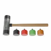 Replaceable Tip Hammer: Urethane, 2 lb Head Wt, 2 in Tip Dia, 14 1/2 in Overall Lg, Replaceable Tips (MPN AM35ZRTWG)