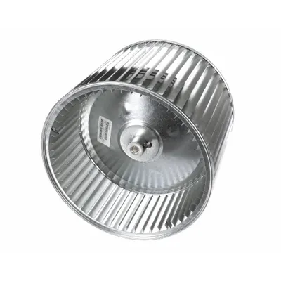 CARRIER Blower Wheel: 11 7/8 in Dia, 9 1/2 in W, CW Hub End, Steel Wheel, 1 Inlets - Dual-Inlet Forward-Curved Blower Wheels