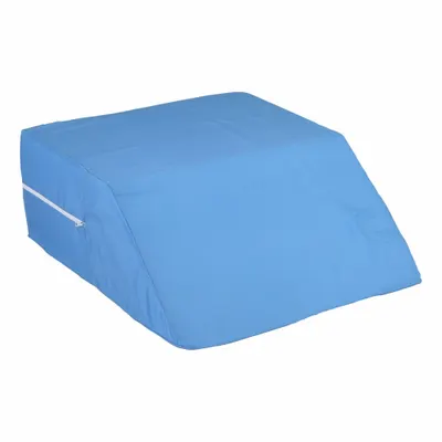 DMI Bed Wedge: Blue, 24 in Overall Lg, 20 in Overall Wd, 8 in Overall Ht, Cotton/Polyester - Bed Wedges