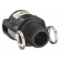 Cam and Groove Coupling: 3 in Coupling Size, 3 in Hose Fitting Size, 3 in -8 Thread Size, EPDM, MNPT (MPN 300B)