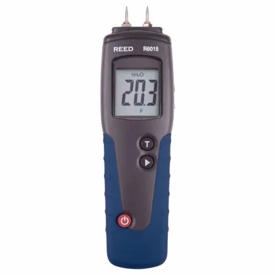 REED INSTRUMENTS Moisture Meter: Digital, LCD, Pin, ± 1% Moisture Content Accuracy - Pin Moisture Meters